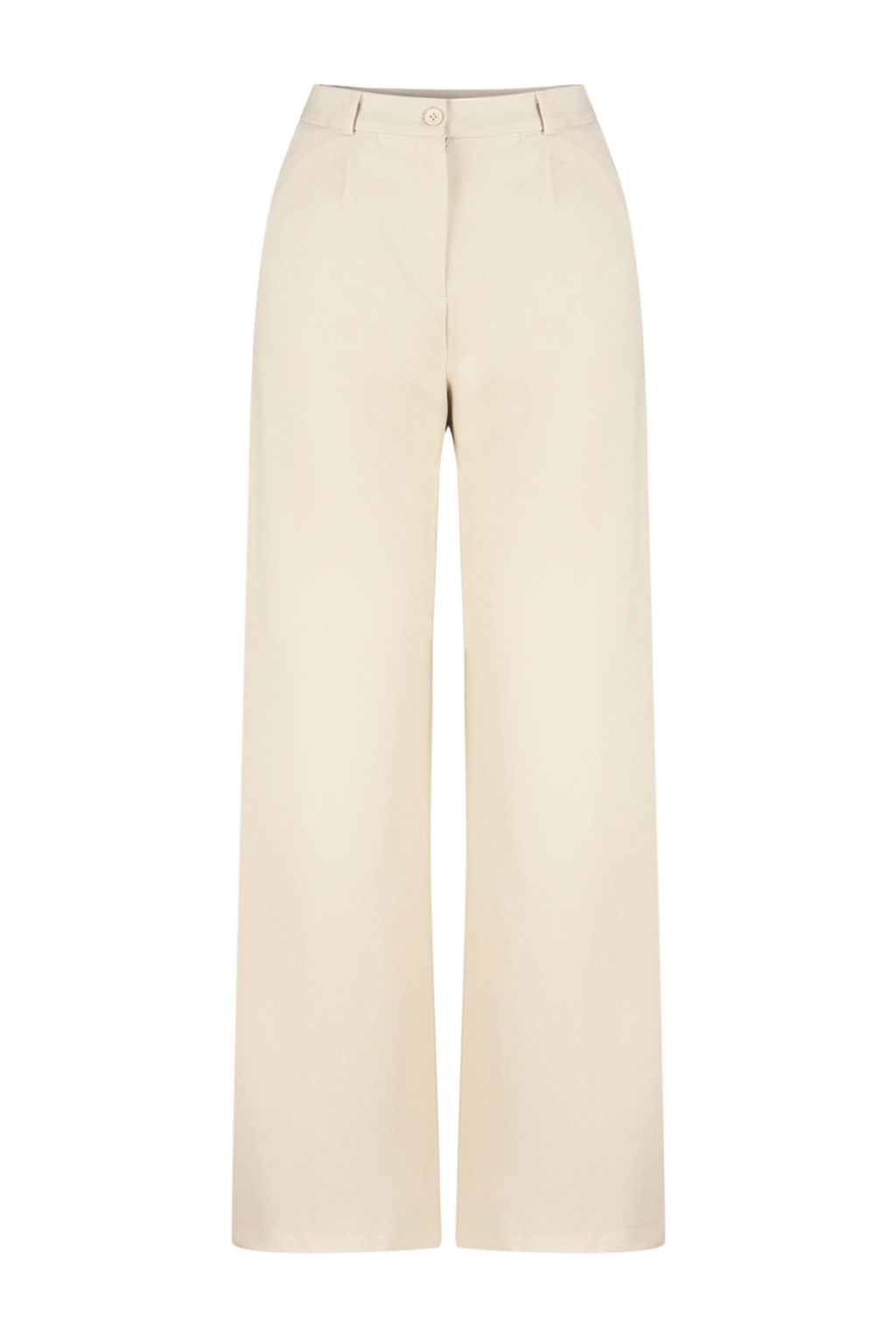 TRENDYOLMILLA Bej Wide Leg/Genis Paca Dokuma Pantolon TWOSS24PL00084 фото 7