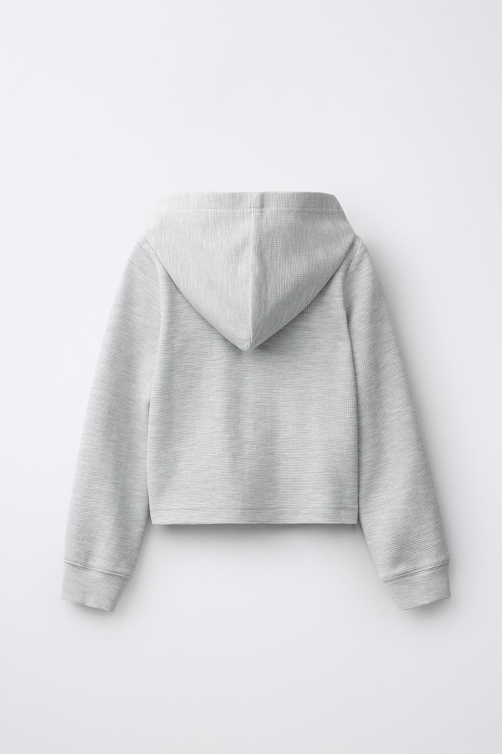 CHAQUETA CON CAPUCHA WAFFLE GYM / Gris vigor? - Zara фото 2