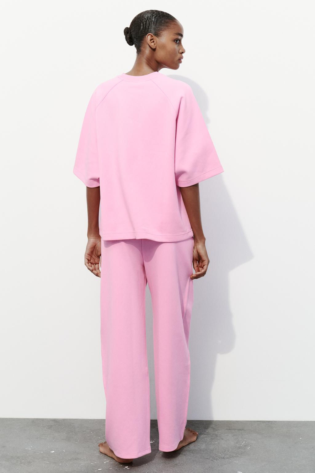 INTERLOCK OVERSIZE T-SHIRT - Zara фото 4