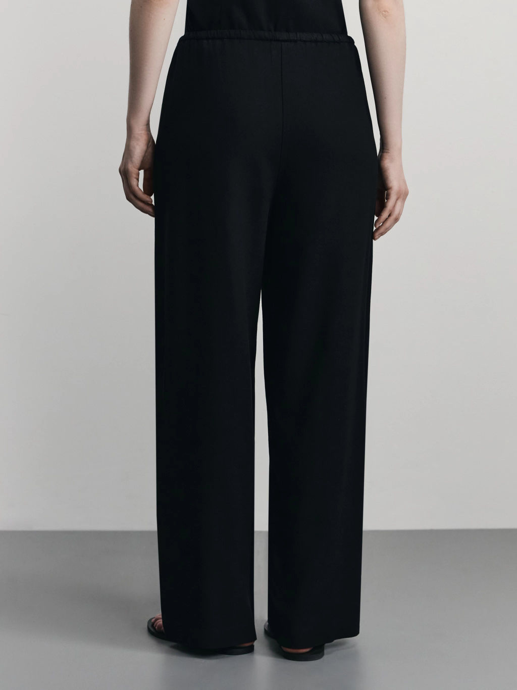 Широкие брюки изо льна / Zarina  фото 4