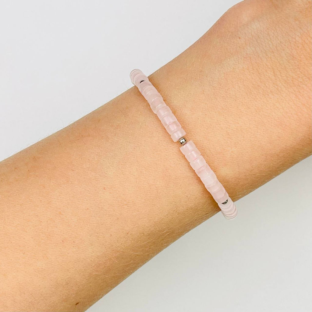 Браслет из Розового кварца - Радуга самоцветов фото 2