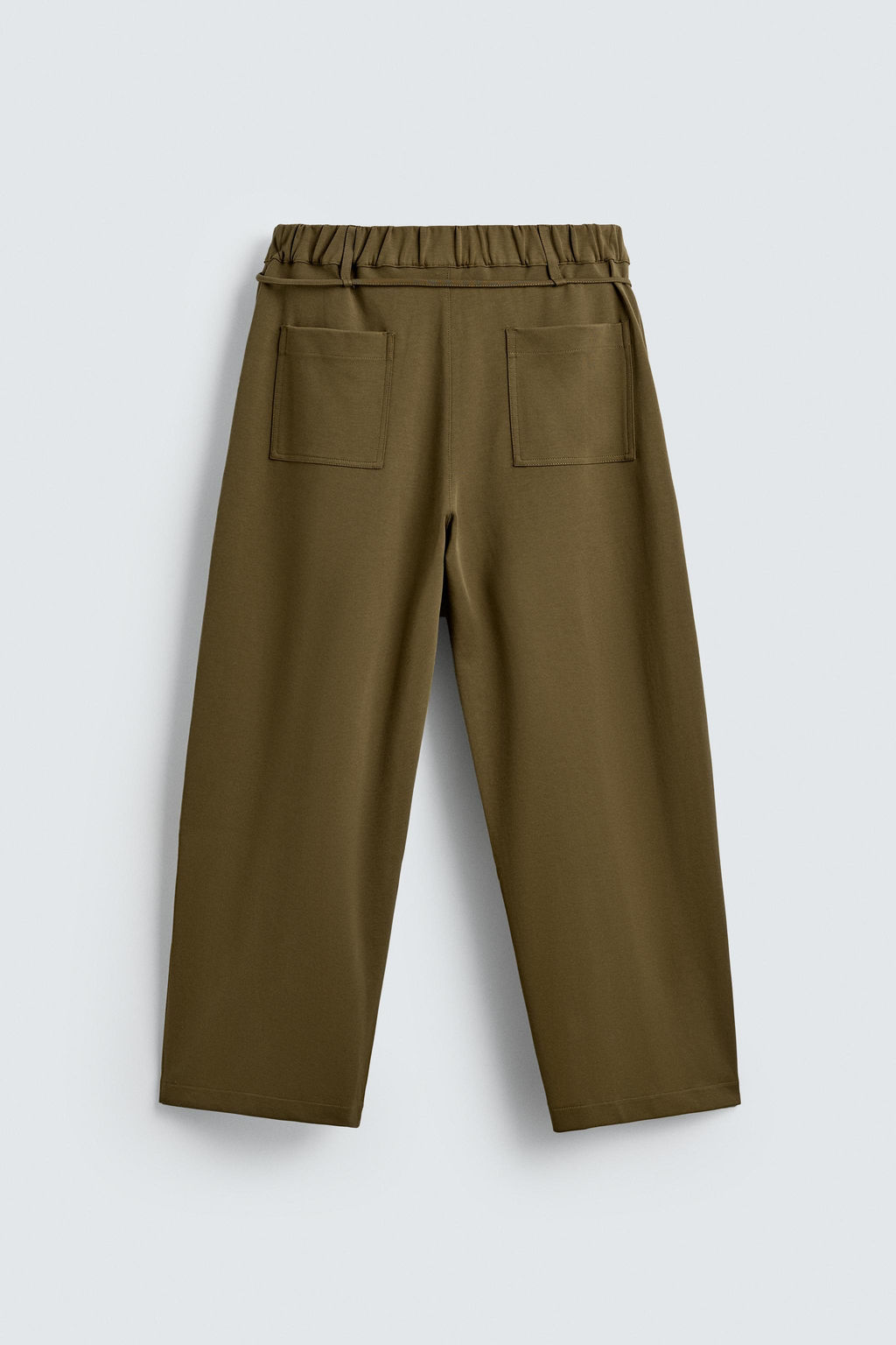 PLEATED DRAWSTRING TROUSERS - Zara фото 8