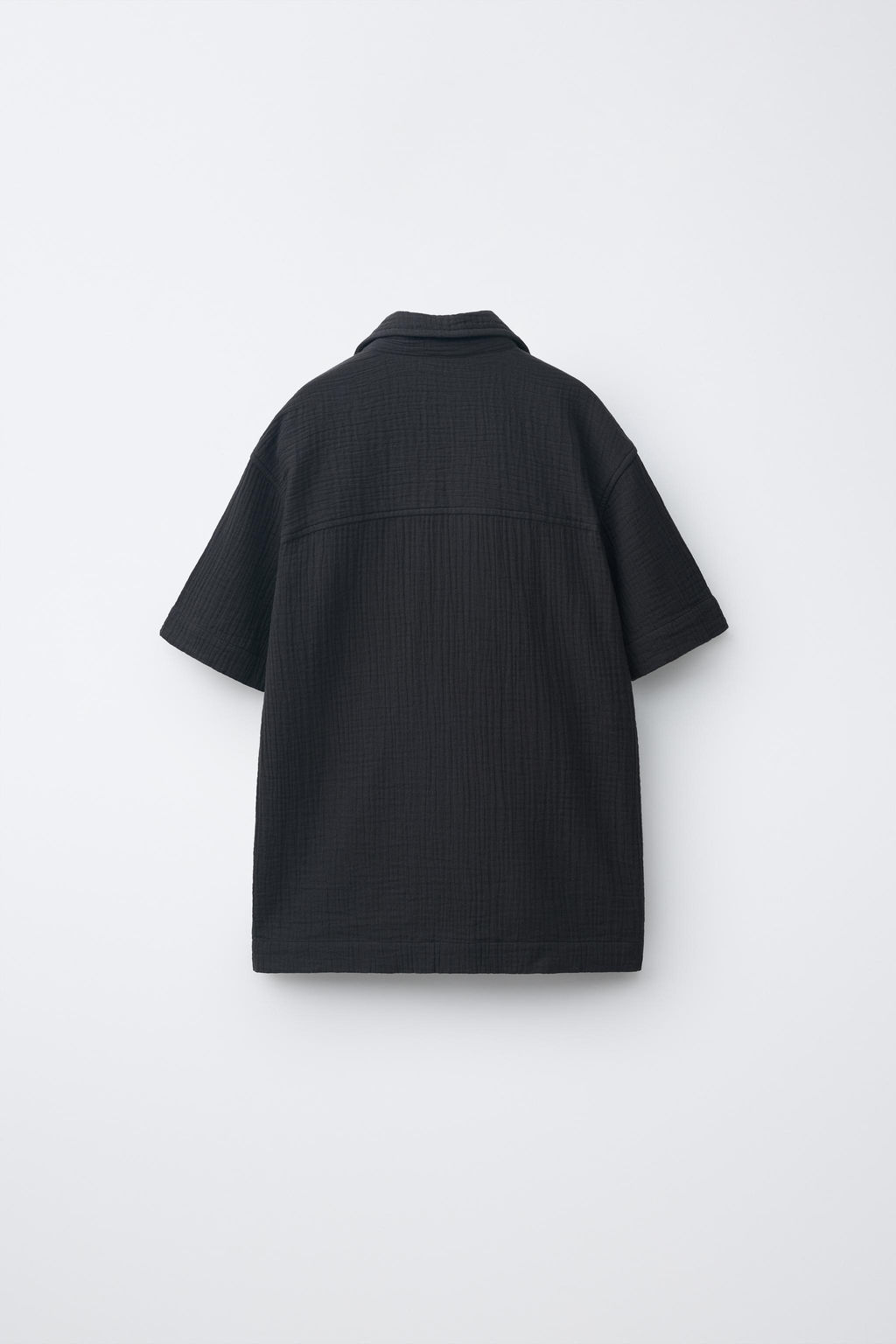 CAMISA BOWLING TEXTURA / Negro - Zara фото 2