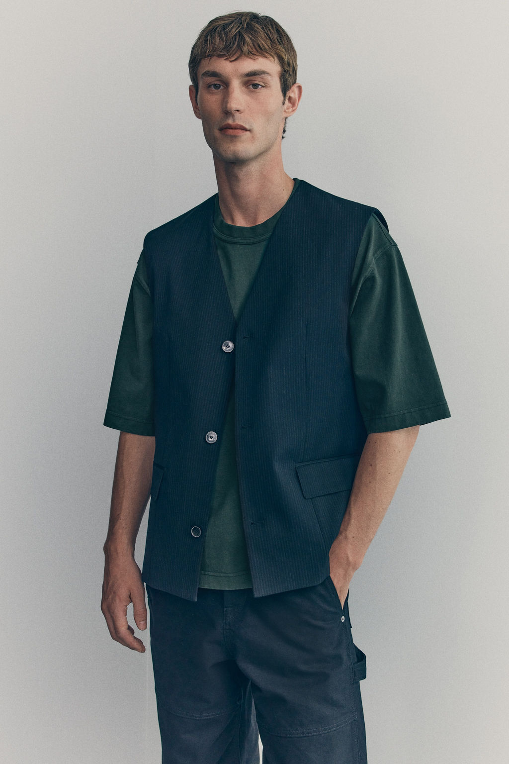 Camiseta boxy de algod?n - H&m фото 5