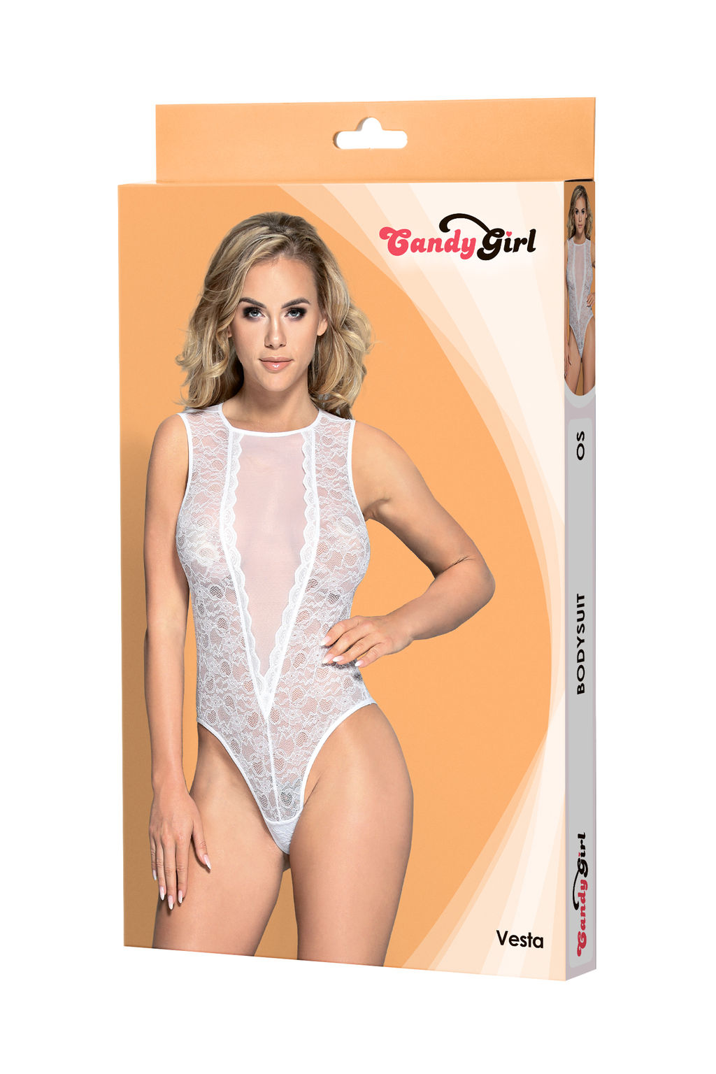 Боди Candy Girl Vesta, белое, OS  фото 3