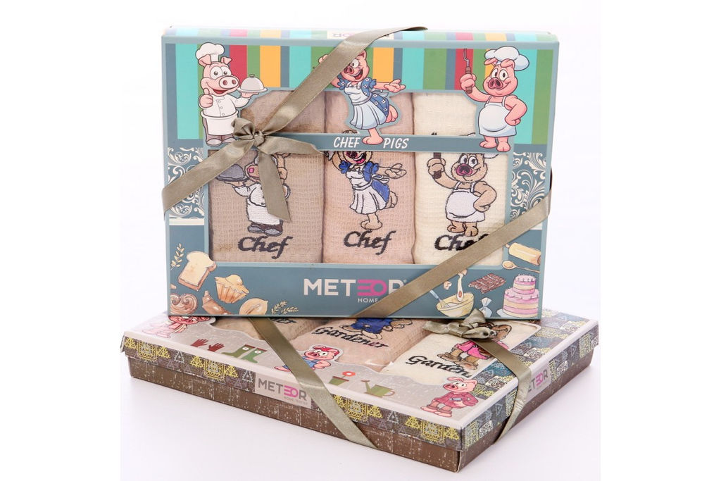 Сал. METEOR вафель. в короб. 40х60 (3 шт.) Мастер CHEF-10015