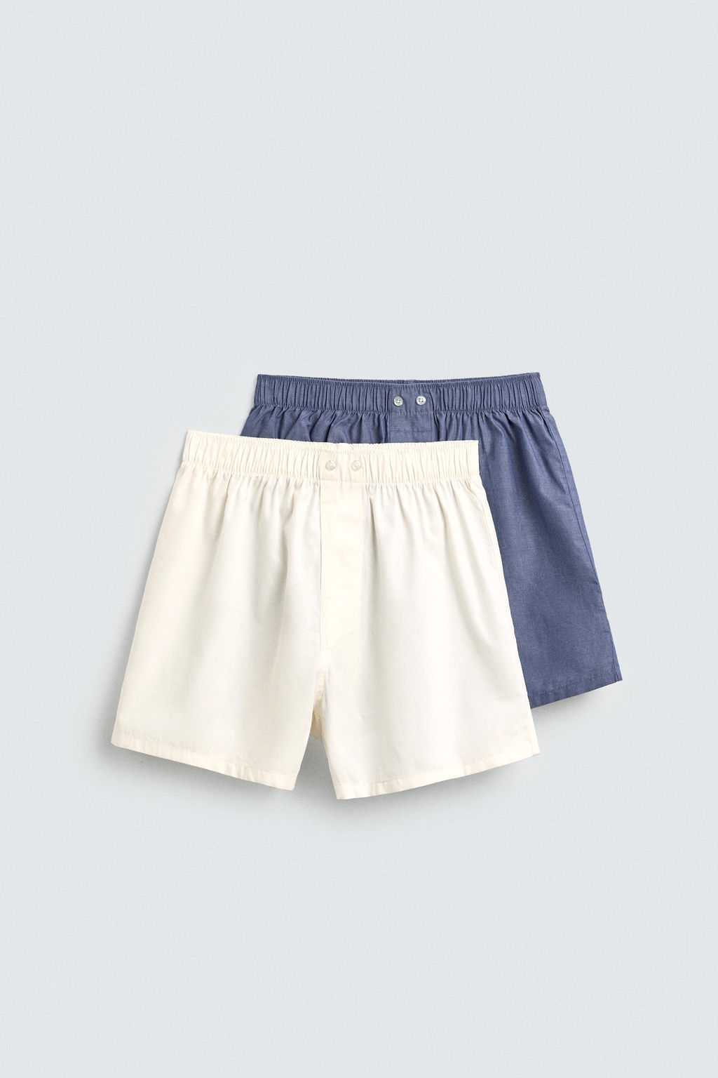 COMBINED POPLIN BOXERS 2-PACK