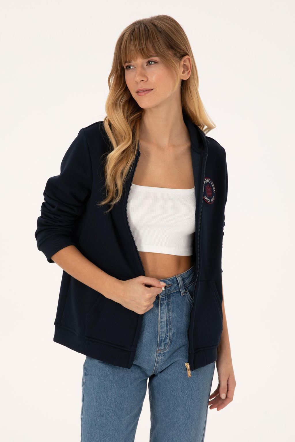 Kad_n Lacivert Sweatshirt - U.s. polo assn фото 3