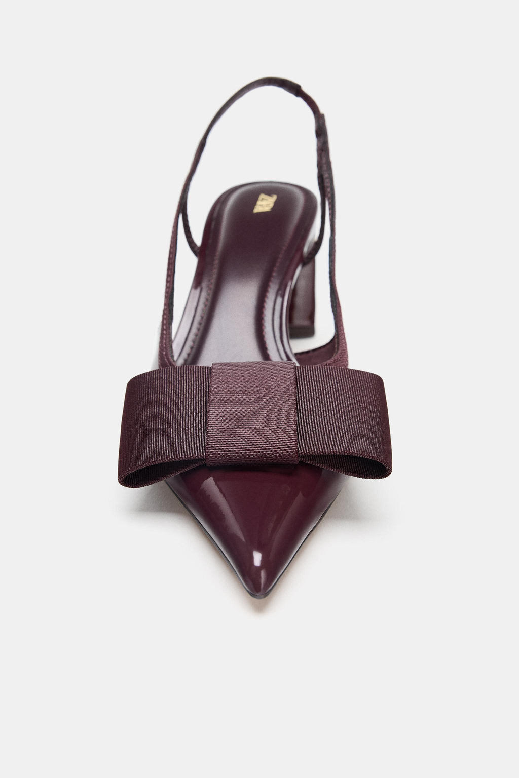 SLINGBACK HEELED SHOES WITH BOW - Zara фото 12