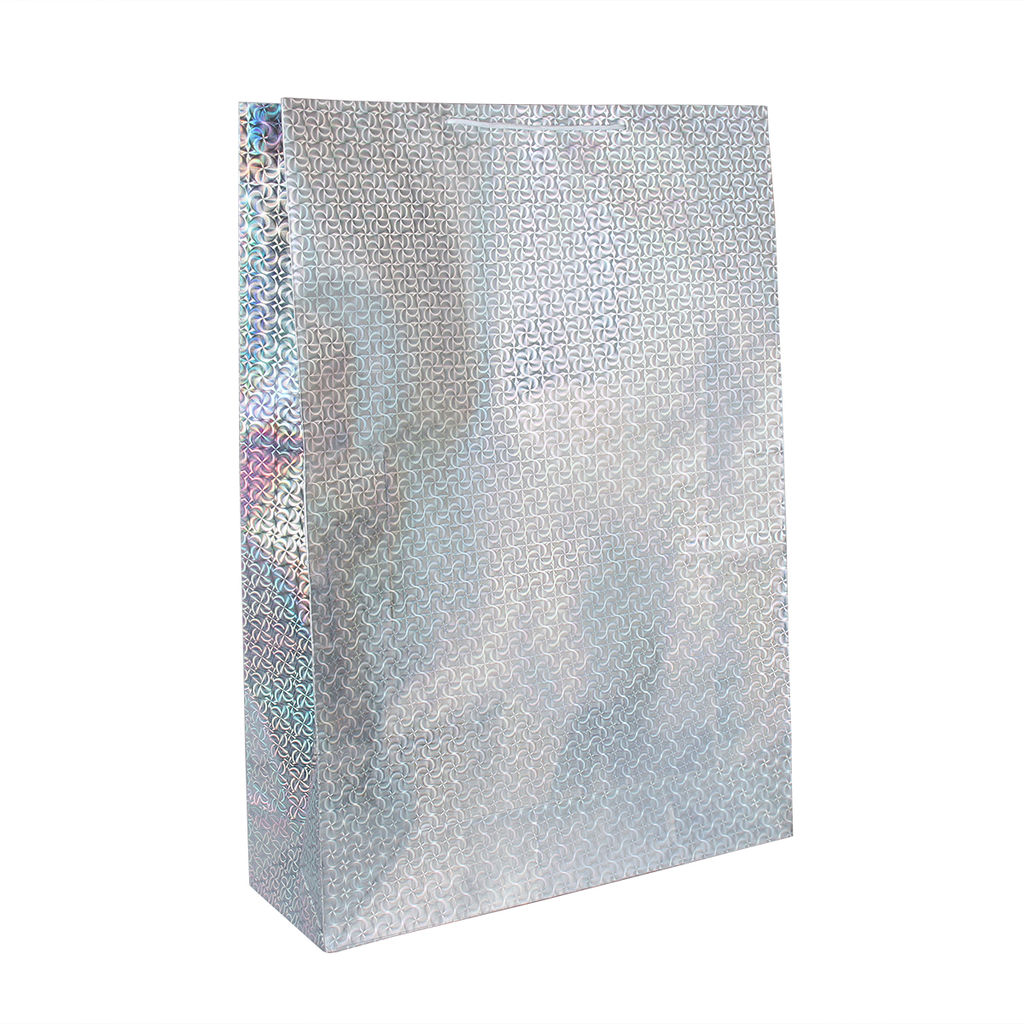 Цена за 12 шт. Пакет подарочный 49х69х16,5 голография / GW-118 /уп 12/180/плотность бумаги 157г/м2 микс - ГалеонТрейд фото 14