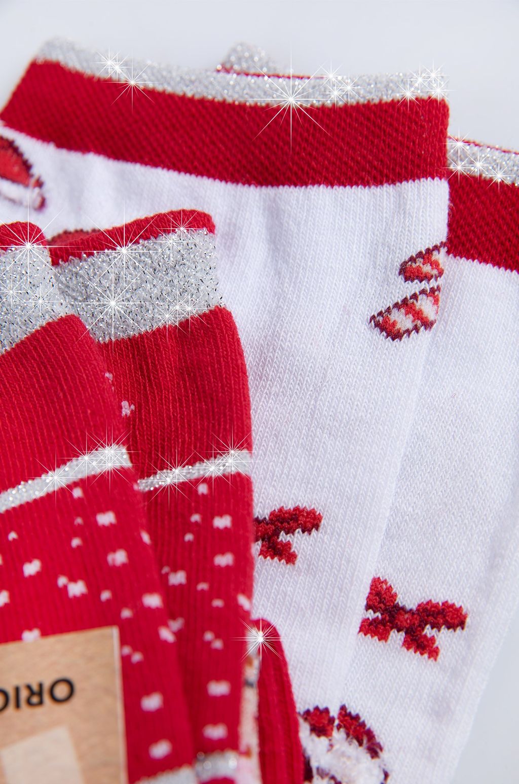 Набор женских носков с люрексом 2 пары Happyfox