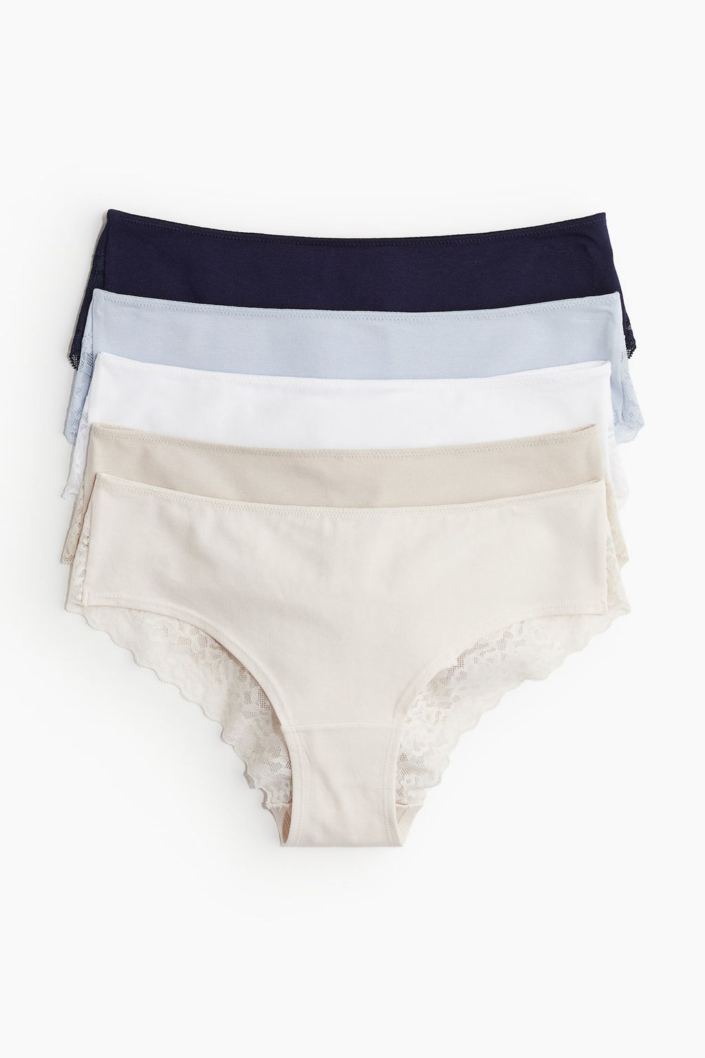 Pack de 5 bragas Hipster