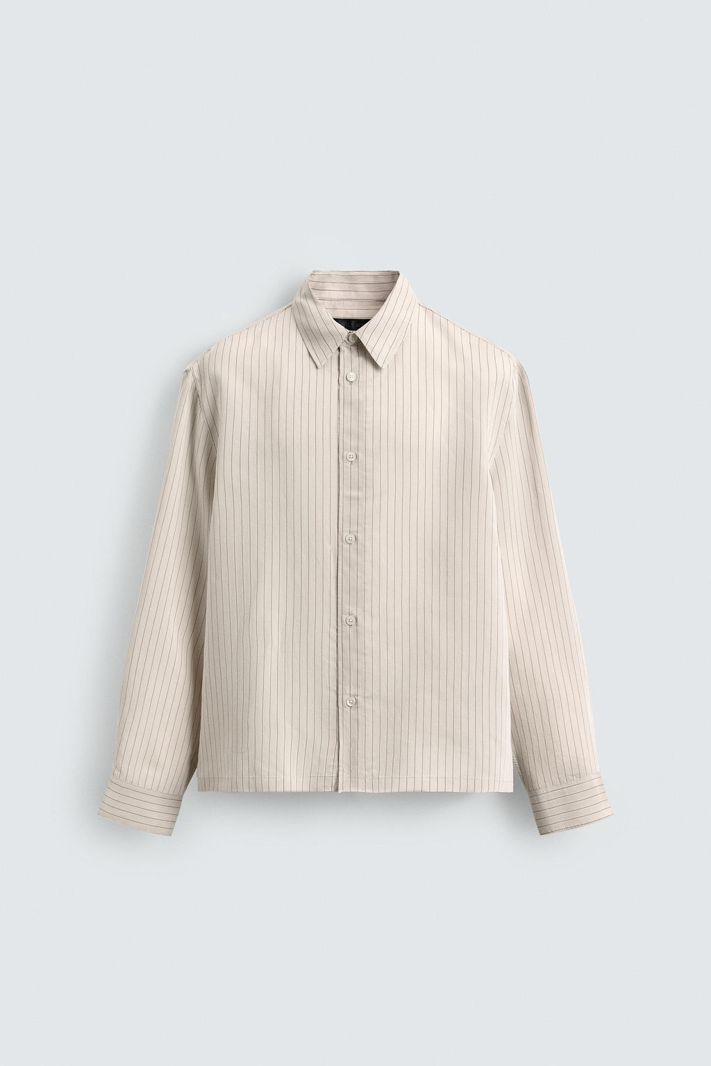 STRIPED RELAXED FIT SHIRT - Zara фото 7