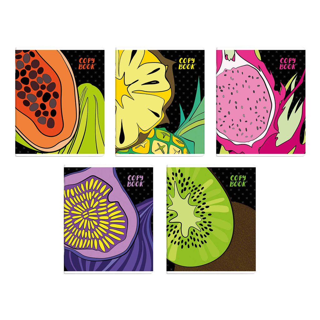 Тетрадь, 48 л, клетка, арт. 63712/ 10 ТРОПИЧЕСКИЕ ФРУКТЫ - Феникс+ фото 7