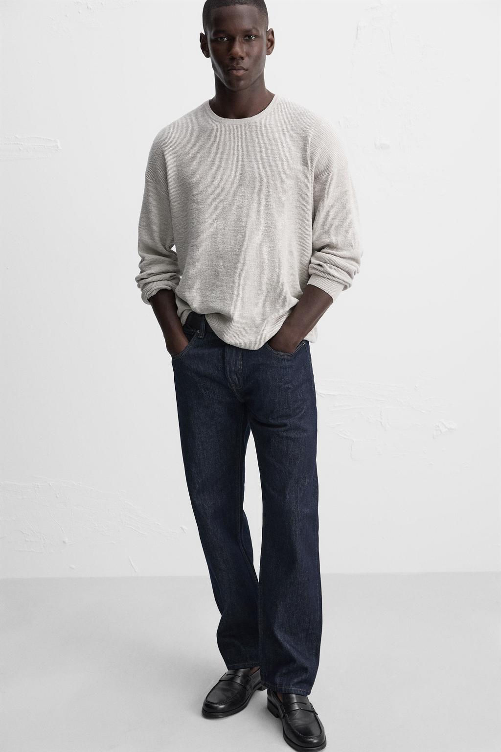 RUSTIC TEXTURED SWEATER - Zara фото 6