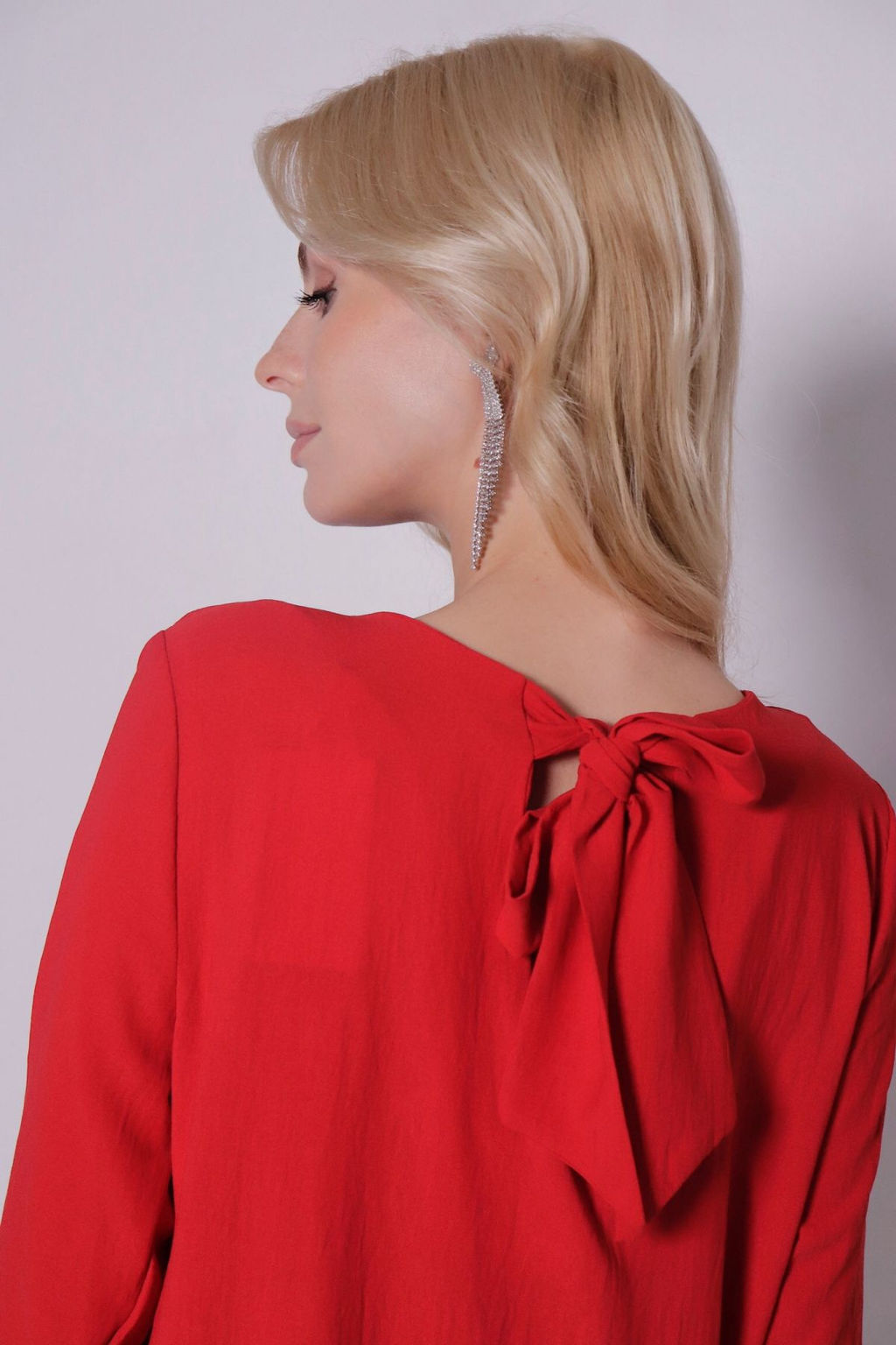 Платье-трапеция красное - Martichelli фото 7