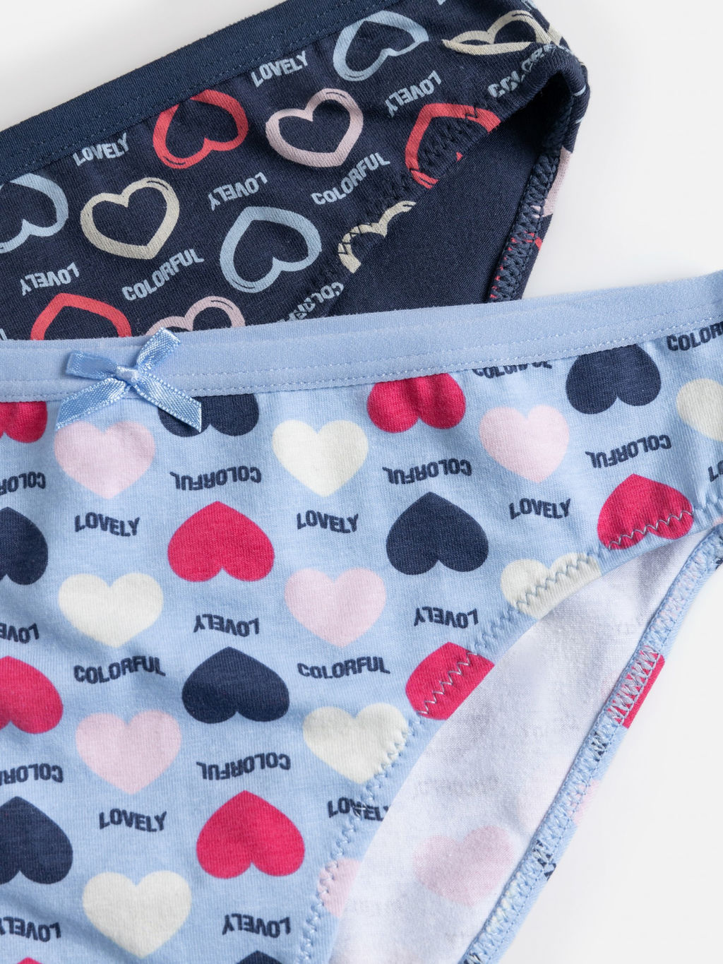 ACOOLA / Трусы детские для девочек в наборе из 2шт Patris разноцветный фото 3