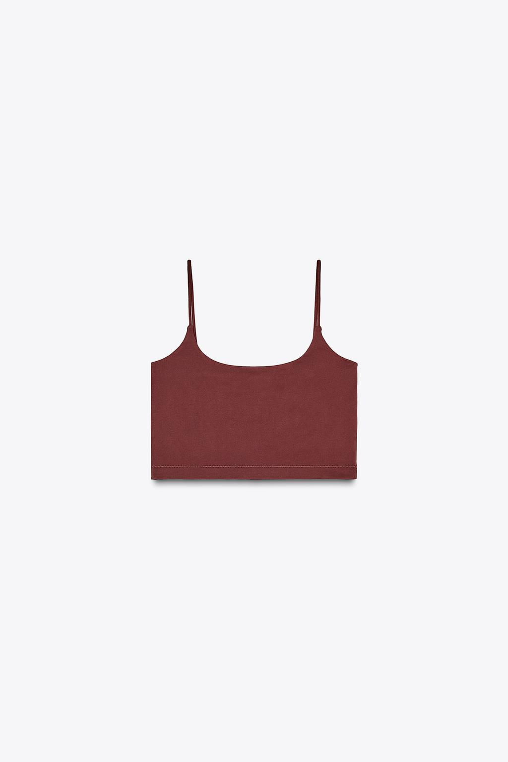SEAMLESS CROP TOP - Zara фото 19