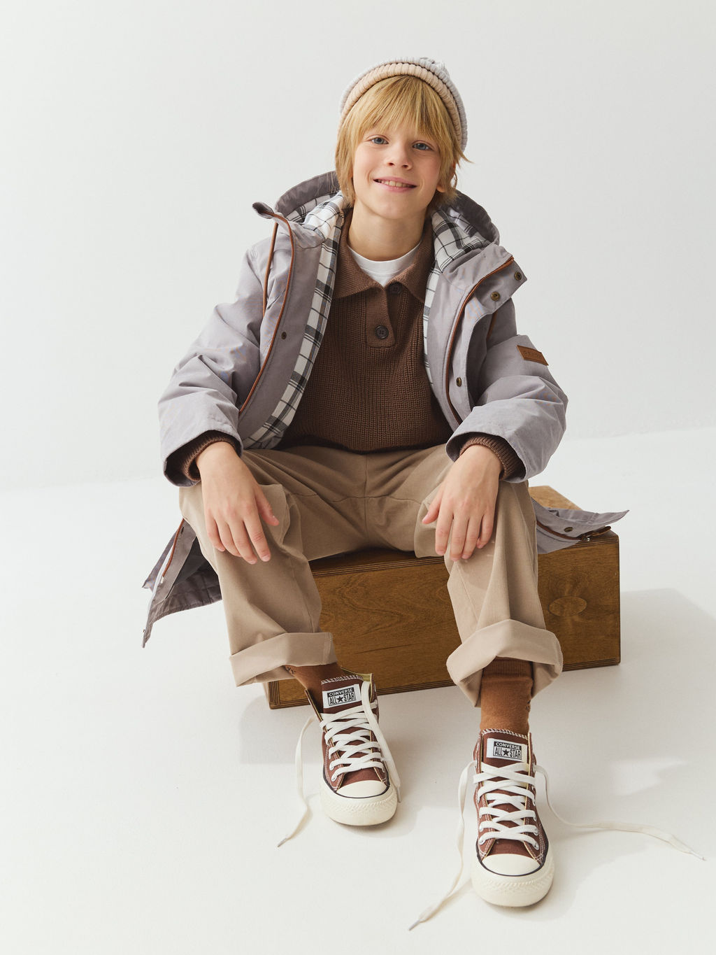 Парка демисезонная "Пепел" 7+