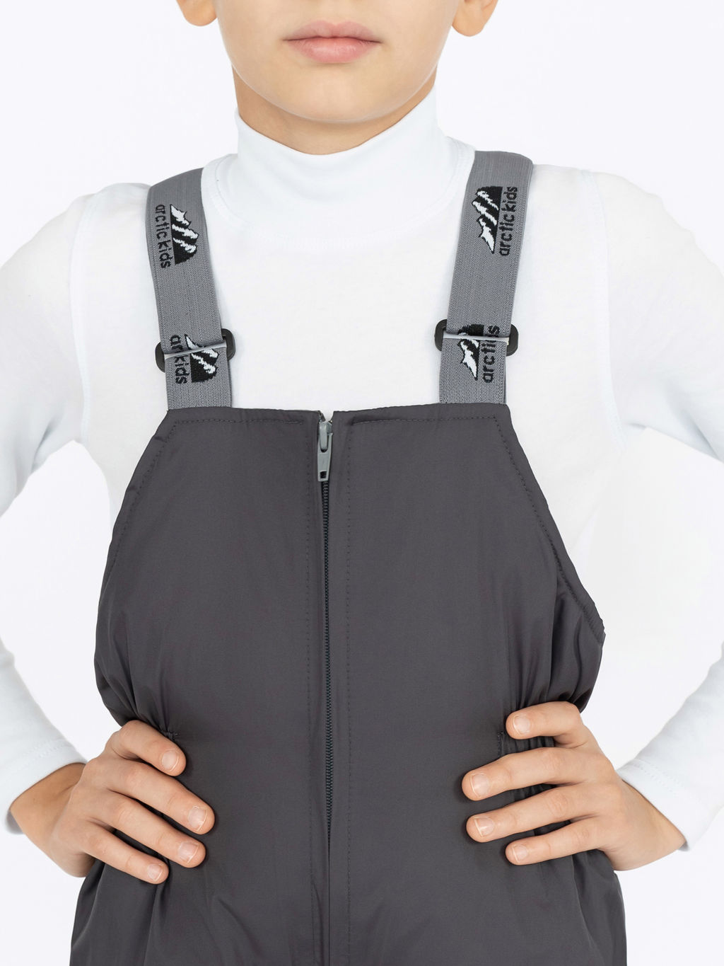 Полукомбинезон серый 60-006/2 (122, 64)