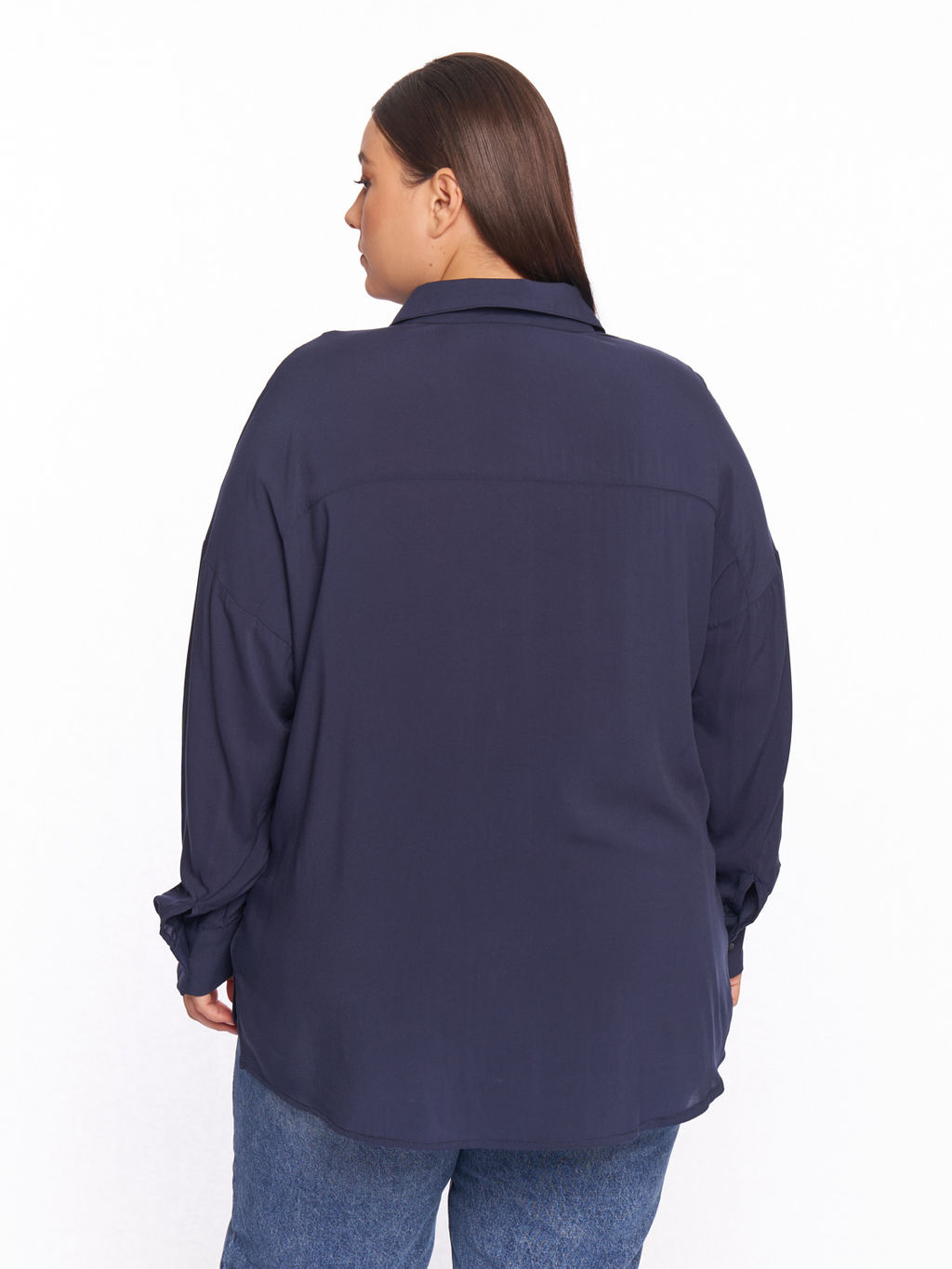 Синяя рубашка BL28304DBL05 - Артесса фото 7