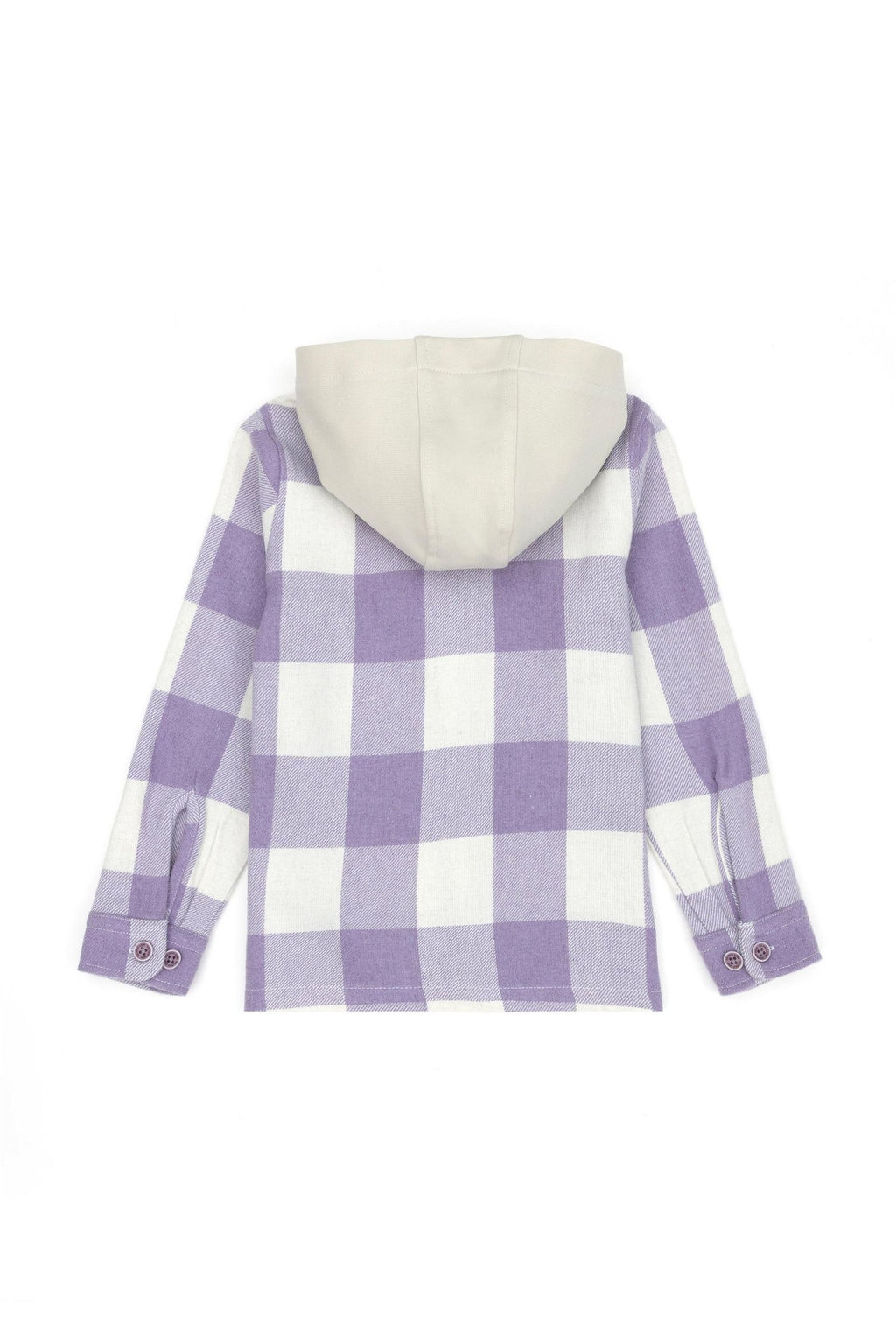Сиреневая рубашка с капюшоном и длинными рукавами для девочки - U.s. polo assn фото 3