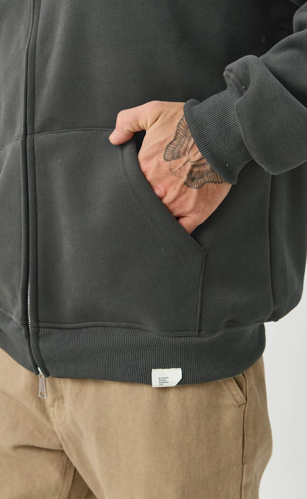 Толстовка P611-15-01 grey - Primm фото 5