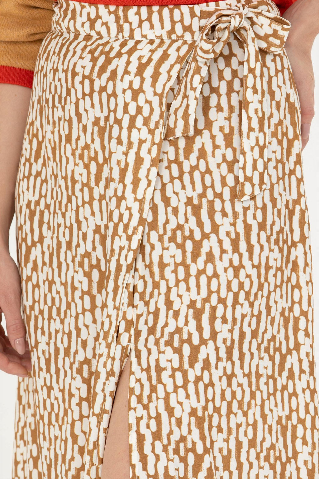 U. S. Polo Assn Женская тканая юбка светло-хаки - U.s. polo assn фото 5