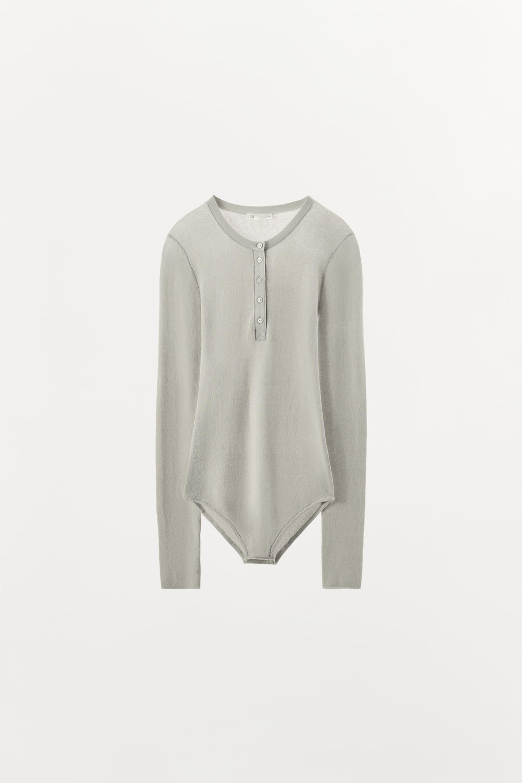 BODY PUNTO BOTONES / piedra - Zara фото 5