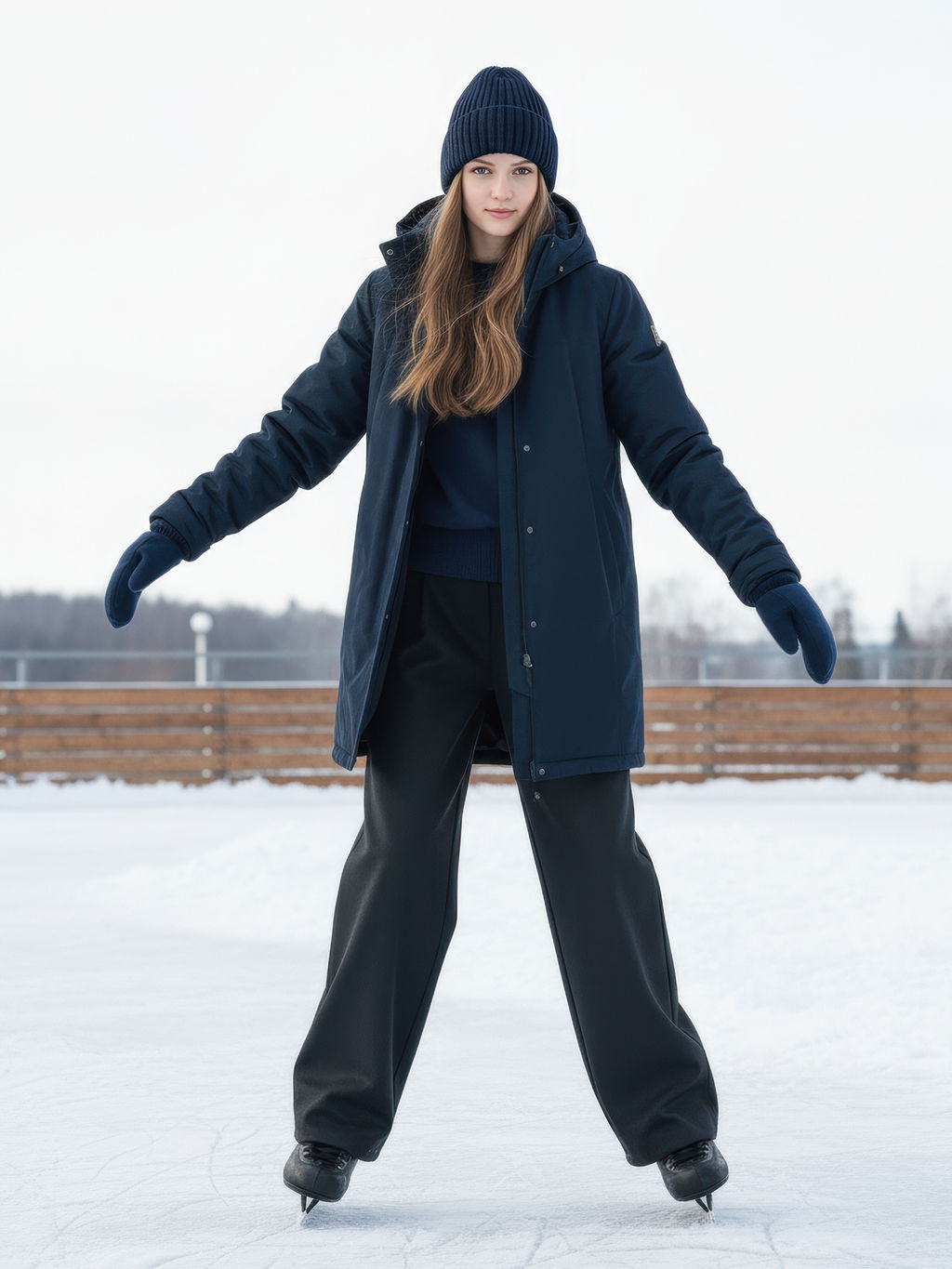 Брюки-палаццо утеплённые для девочек