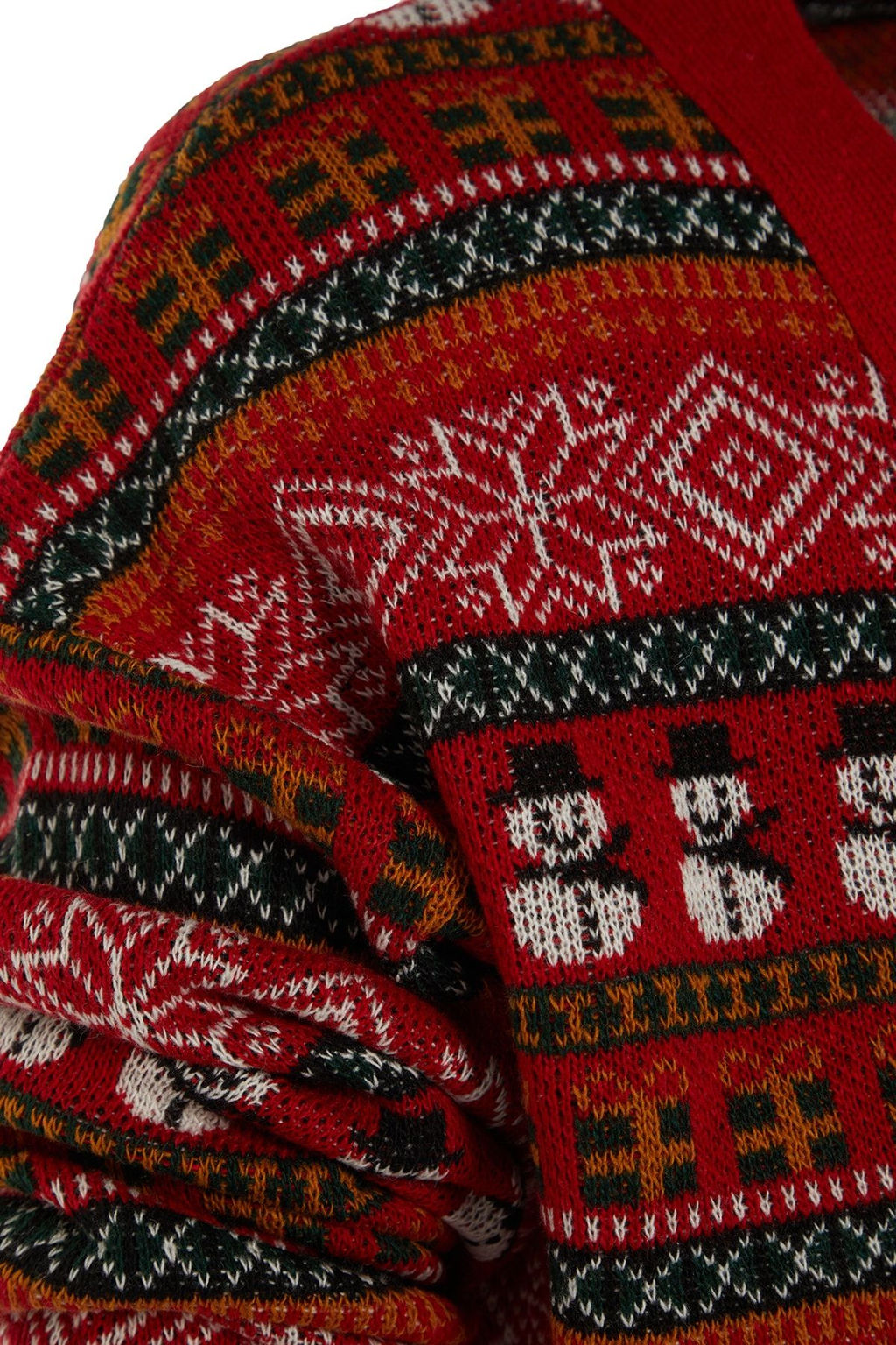 TRENDYOL MAN Cok Renkli Unisex Regular Fit Yunlu Genis Kal?p Christmas Triko H?rka TMNAW23HI00043 - Trendyolmilla фото 12