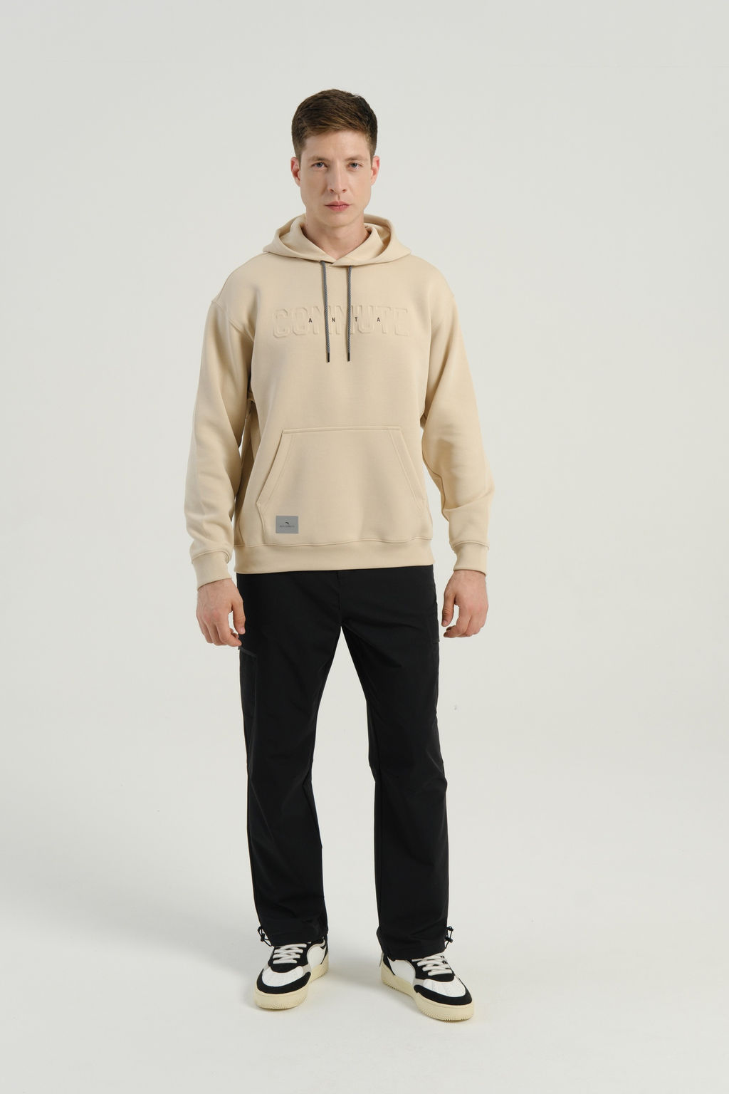 Худи Бежевый COMMUTE Sweat Hoodie - Anta фото 2