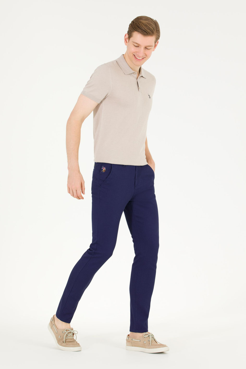 U. S. Polo Assn / Мужские темно-синие брюки из плотной ткани/чиносы - U.s. polo assn фото 15
