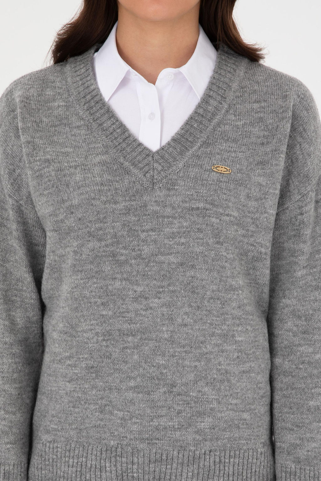 Kad_n Gri Melanj Kazak - U.s. polo assn фото 6