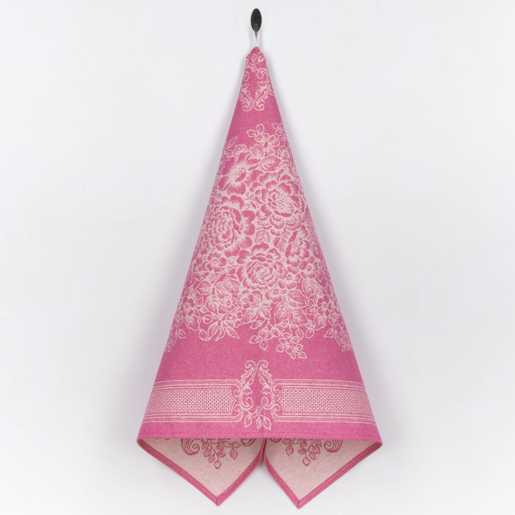 07с-39ЯК 50*70 Полотенце "Марина" цв. розовый