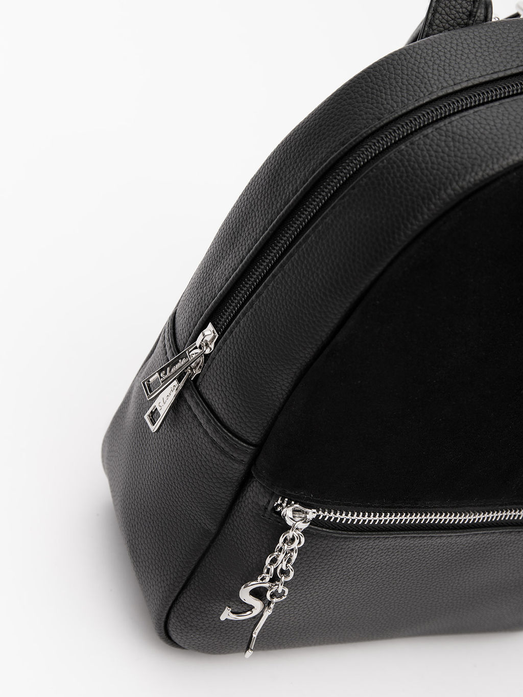 Чёрный рюкзак S.Lavia  фото 8