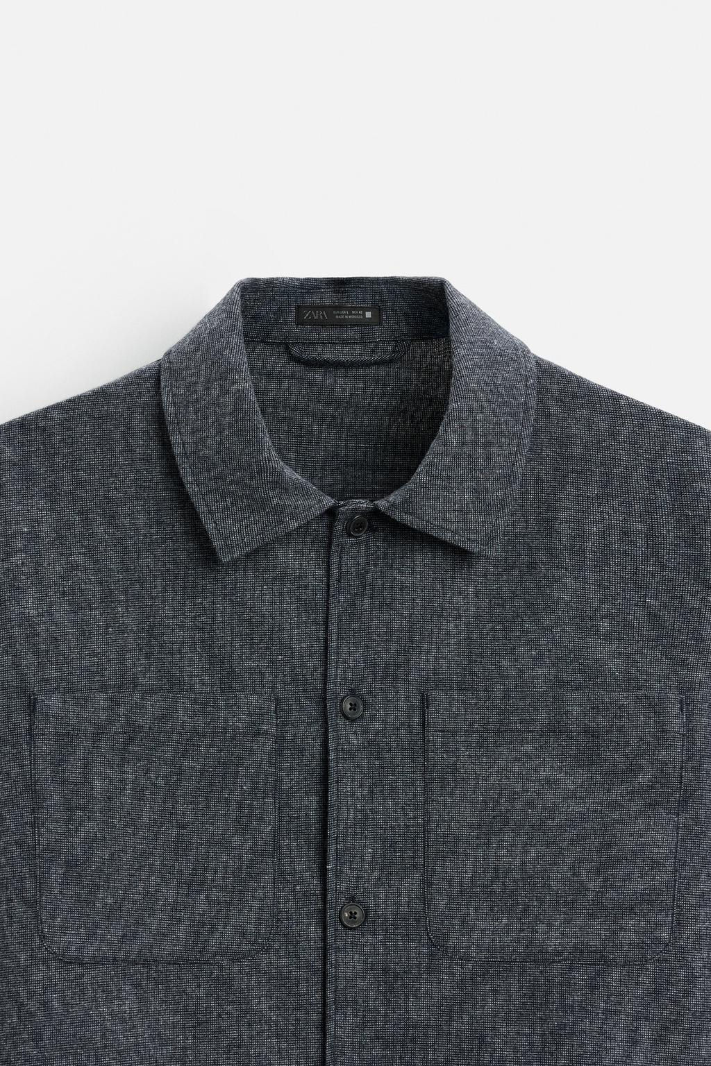 TEXTURED OVERSHIRT - Zara фото 24