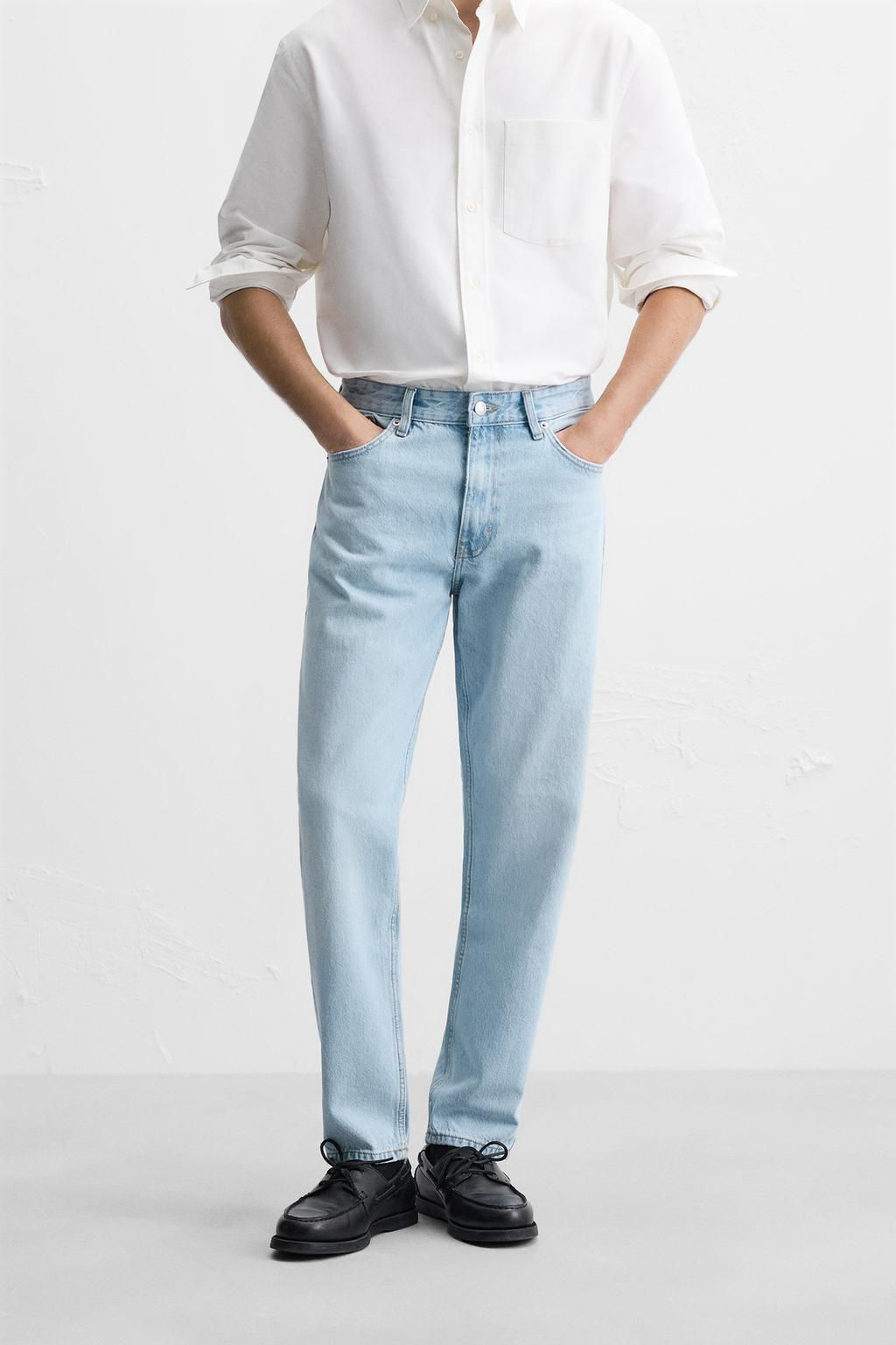 SLIM FIT TAPERED JEANS - Zara фото 2