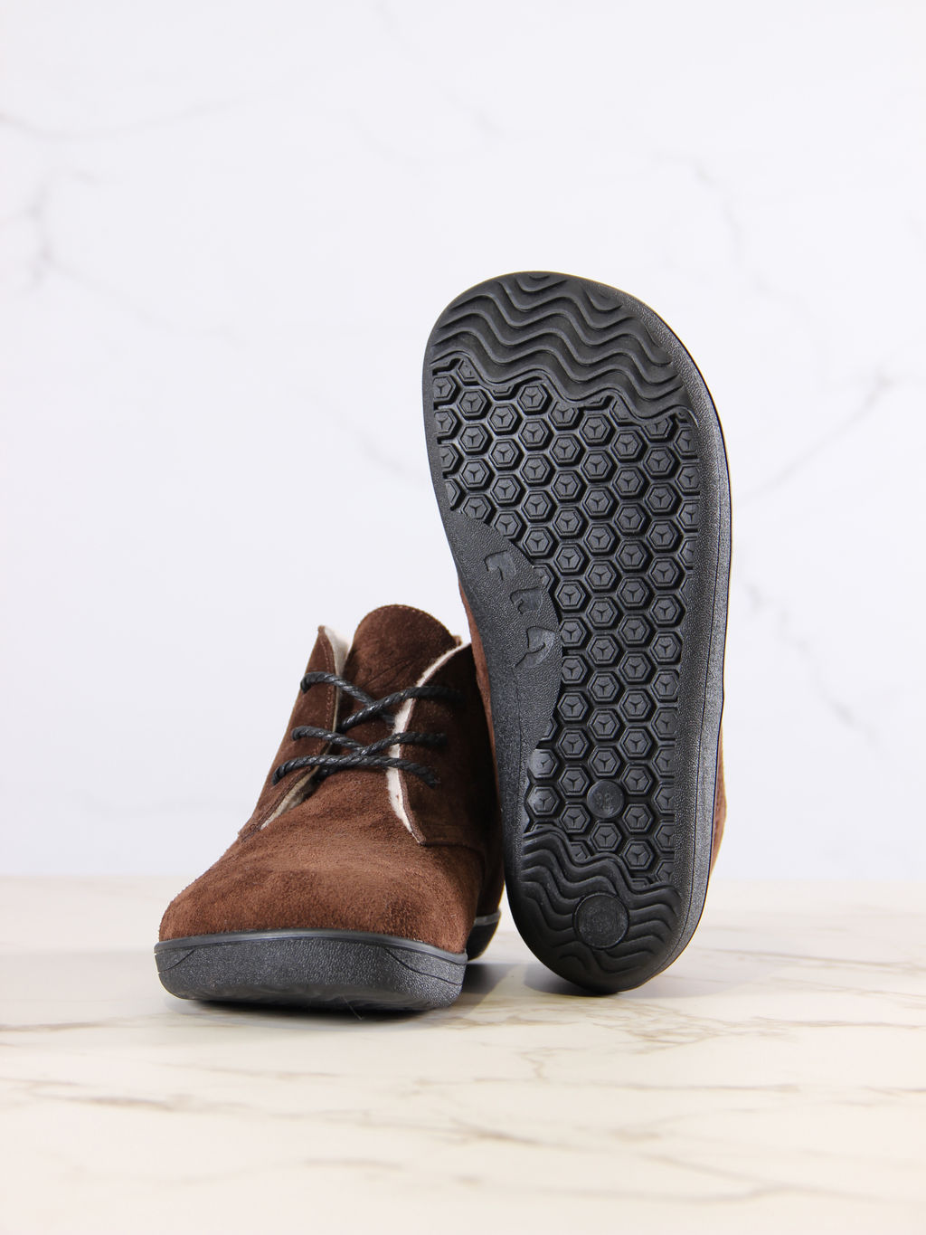 Босоногие ботинки EDART 208.NATAbl.Коричневая замша/байка фото 4