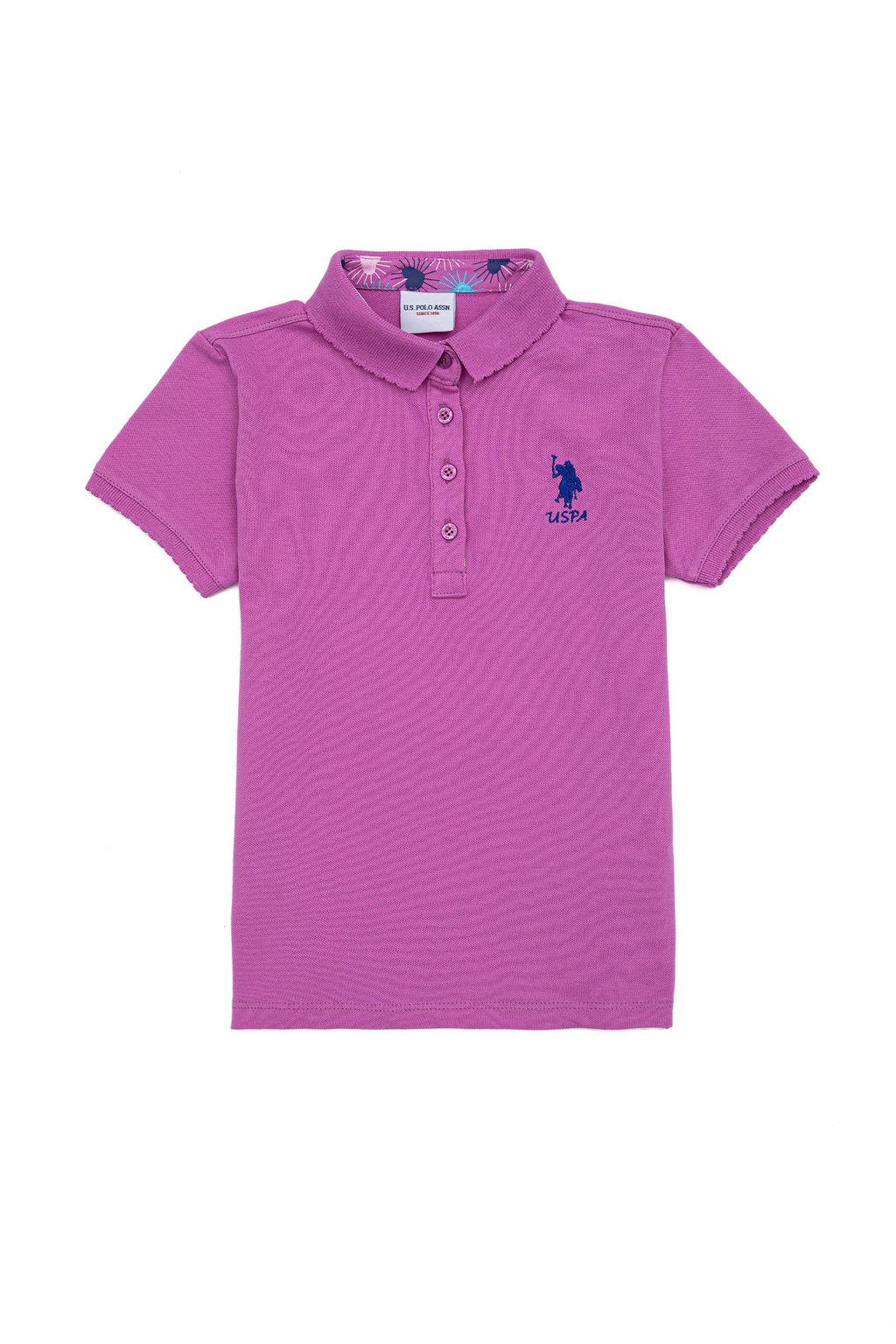 Фиолетовая футболка для девочки Basic - U.s. polo assn фото 4