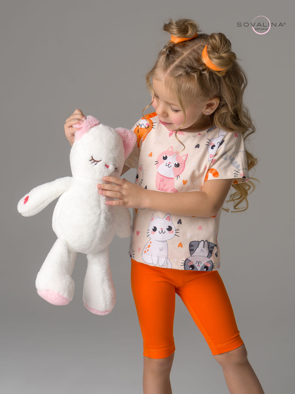 Костюм Актив солнечные котики-оранжевый - Sovalina фото 10