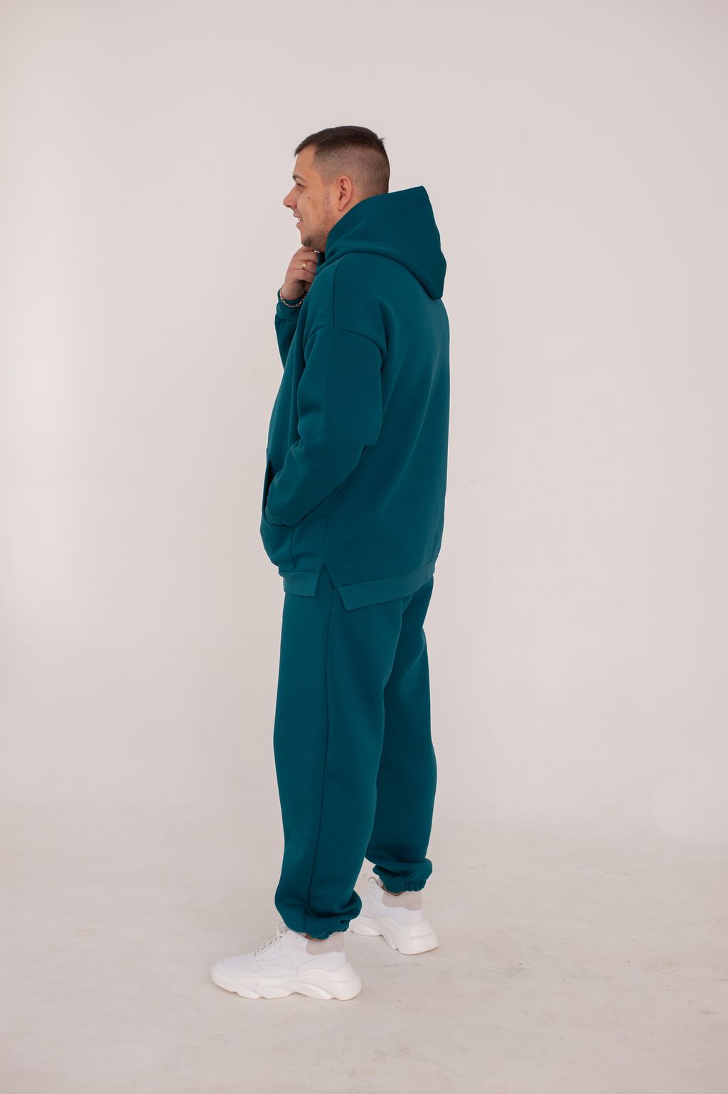 Костюм Флорис с начесом изумруд - Марлен фото 7