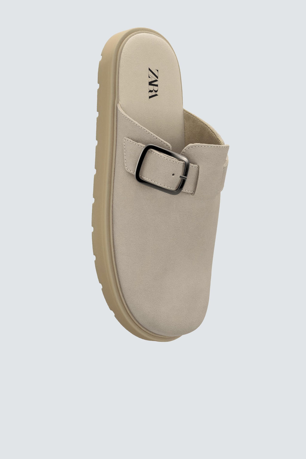 LEATHER BUCKLE CLOGS - Zara фото 10