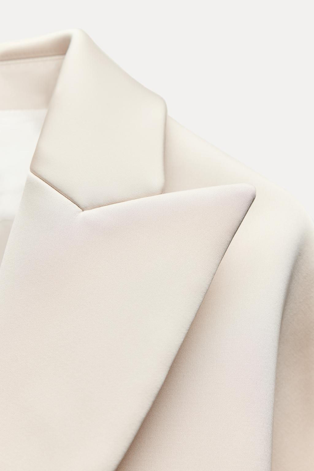SATIN BLAZER ZW COLLECTION - Zara фото 7
