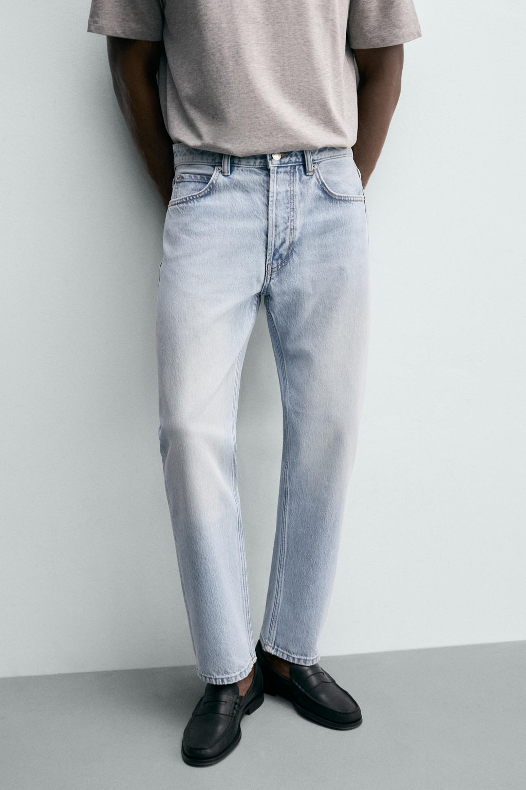 JEANS REGULAR FIT / Azul claro - Zara фото 5