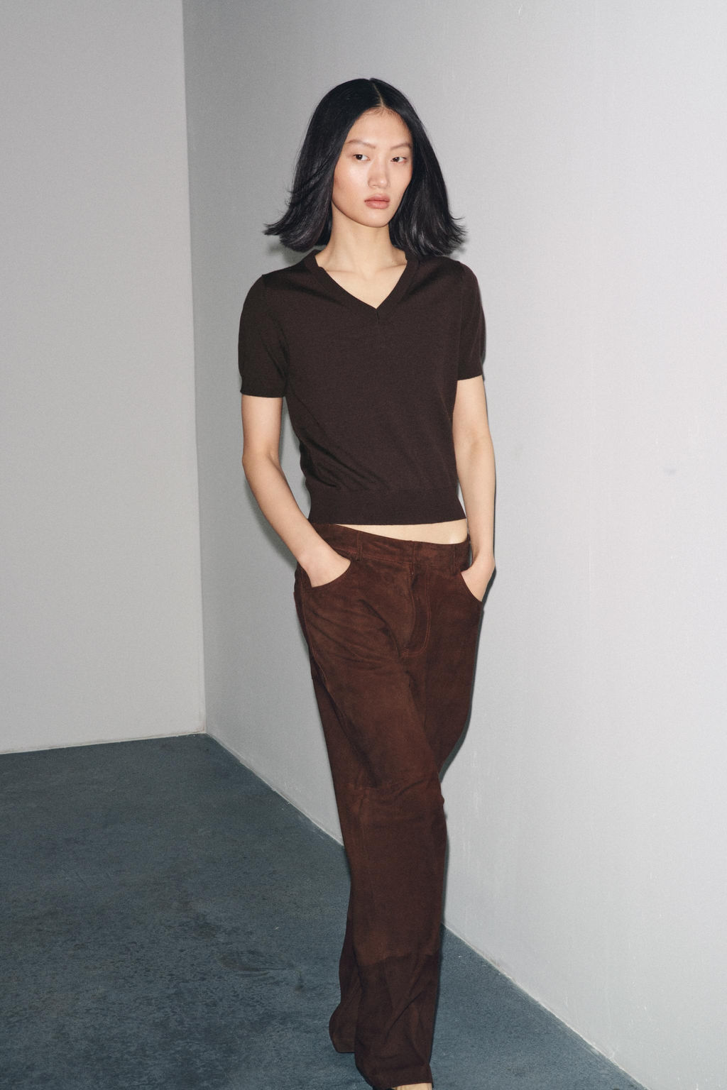 100% WOOL SHORT SLEEVE TOP - Zara фото 10