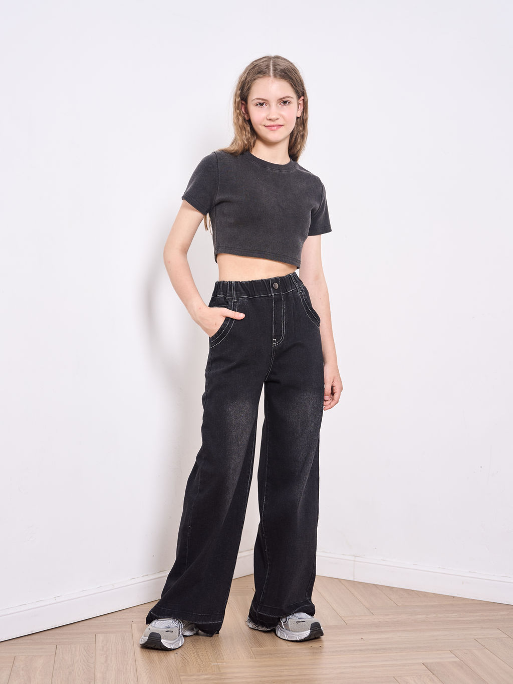 Джинсы-палаццо для девочек - СИНЯЯ МОДА фото 3