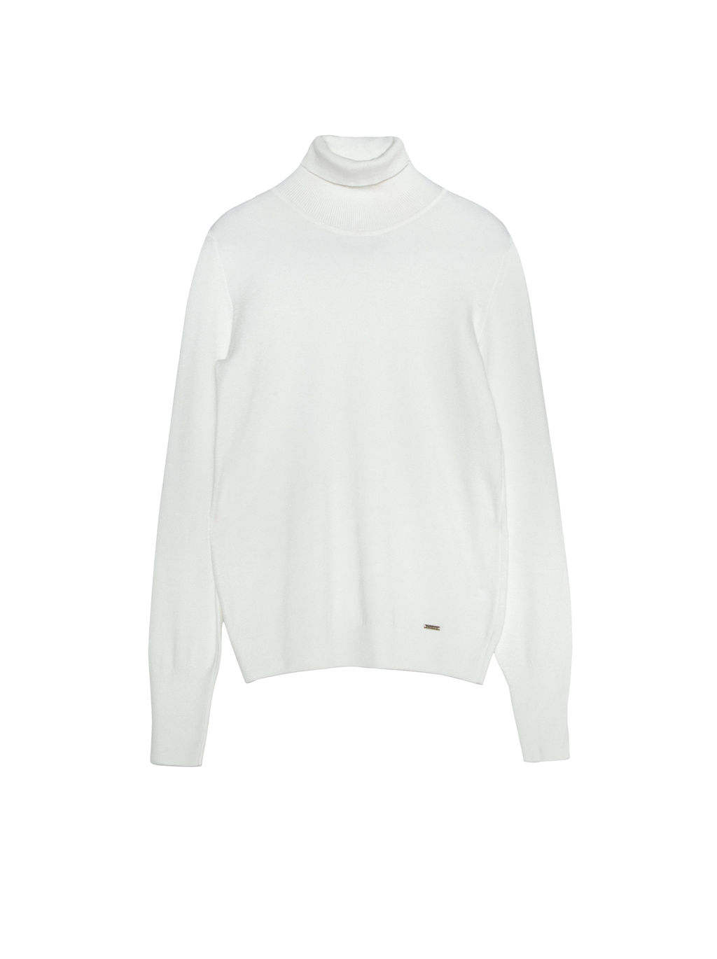 CONTE Вязаный свитер из итальянской пряжи с вискозой премиального качества LDK 055 off-white - Conte elegant фото 4