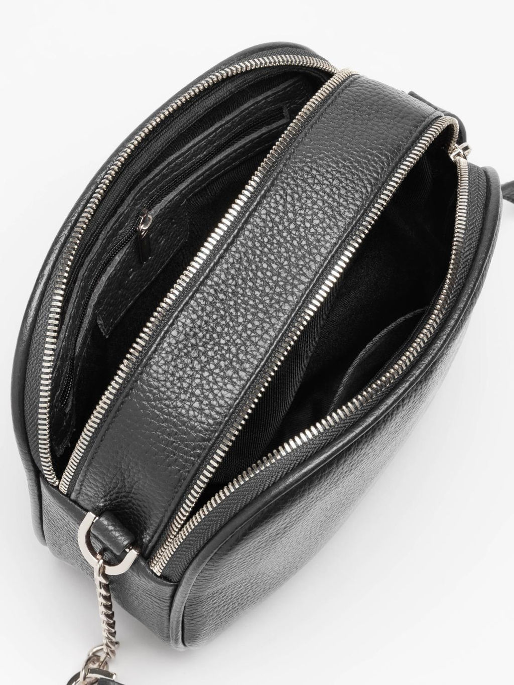 Женская кожаная сумка Richet 2819LN 303 Серый