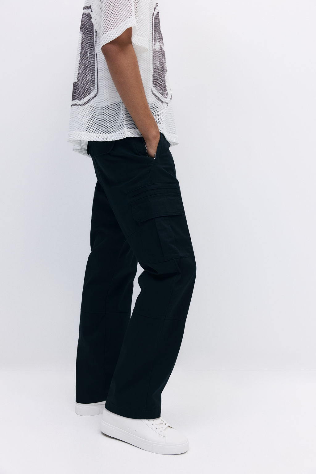 Pantal?n cargo de sarga Regular Fit - H&m фото 9